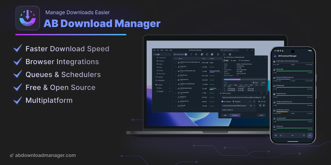 AB Download Manager 截图 1