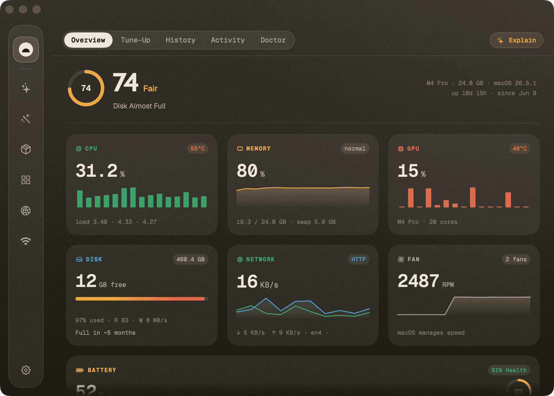 Burrow screenshot 1