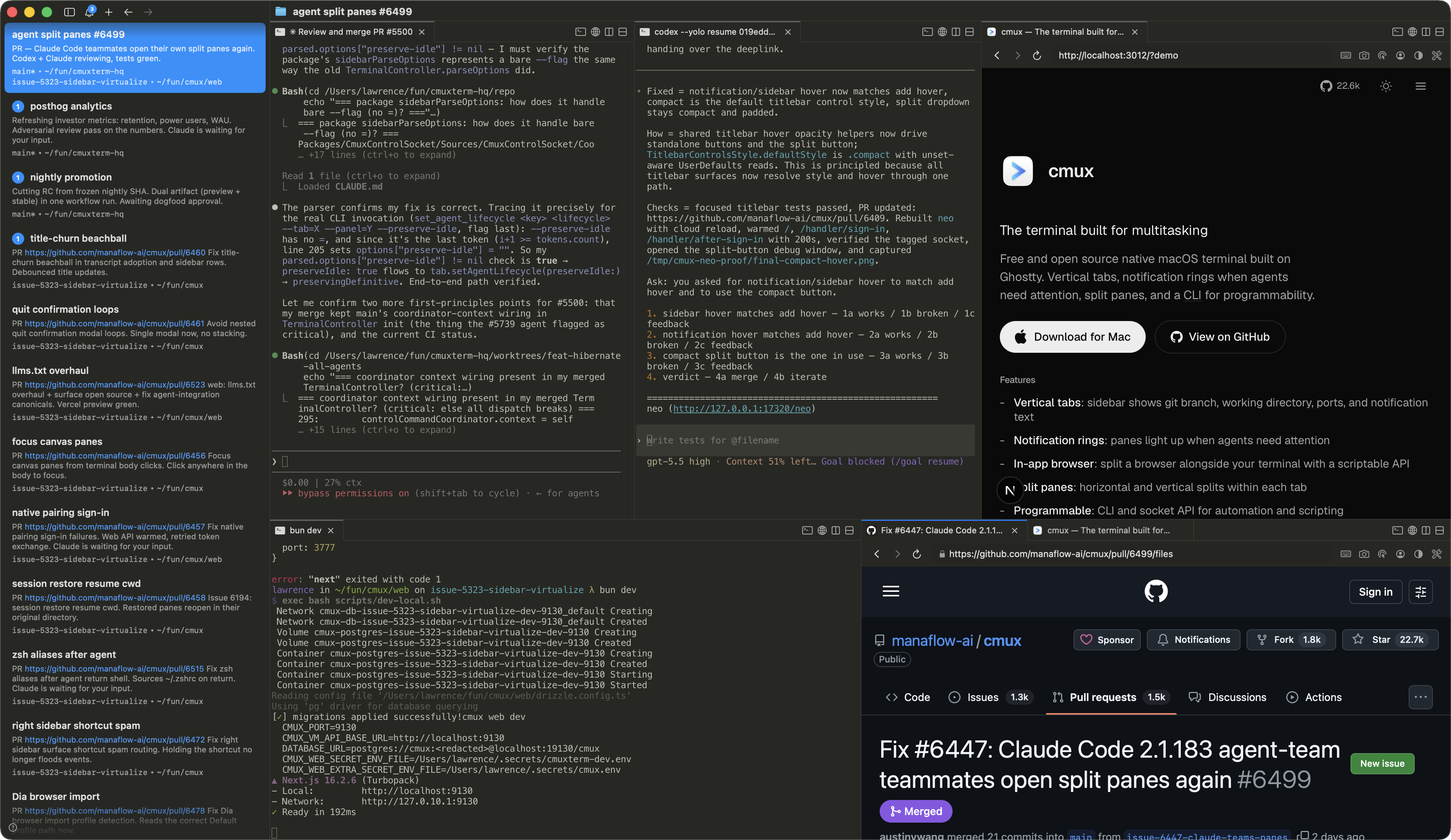 Cmux screenshot 1