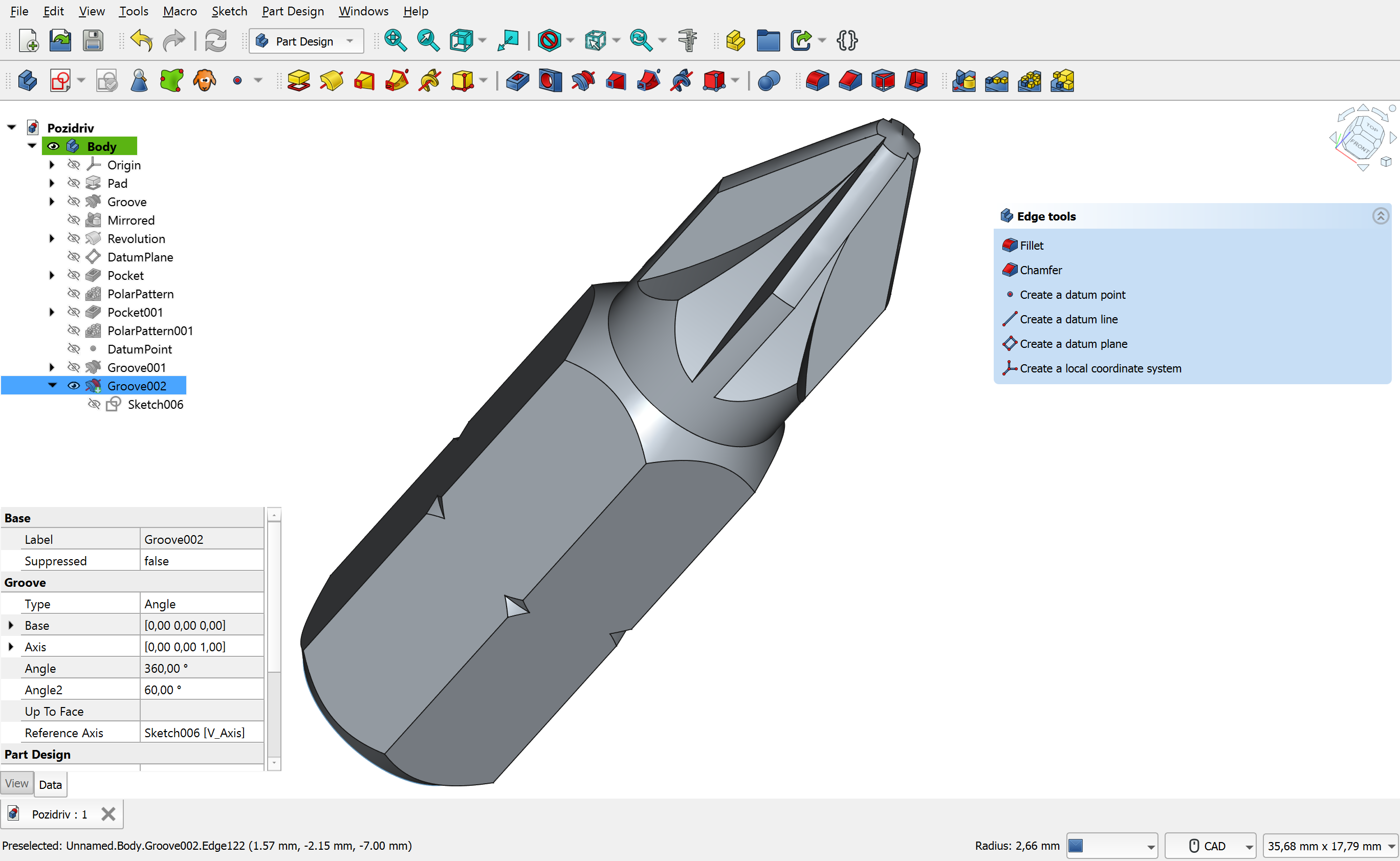 FreeCAD screenshot 1