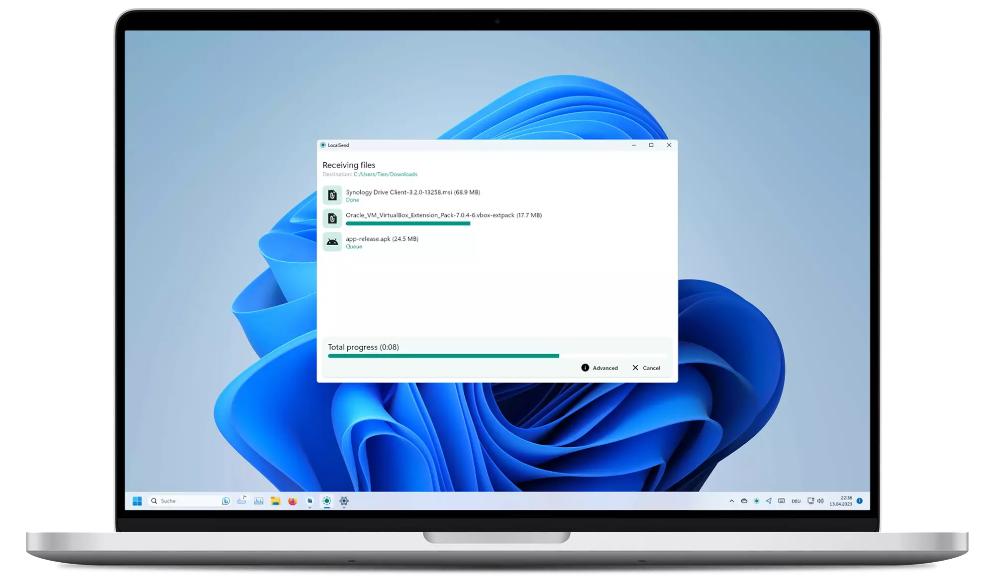 LocalSend screenshot 1