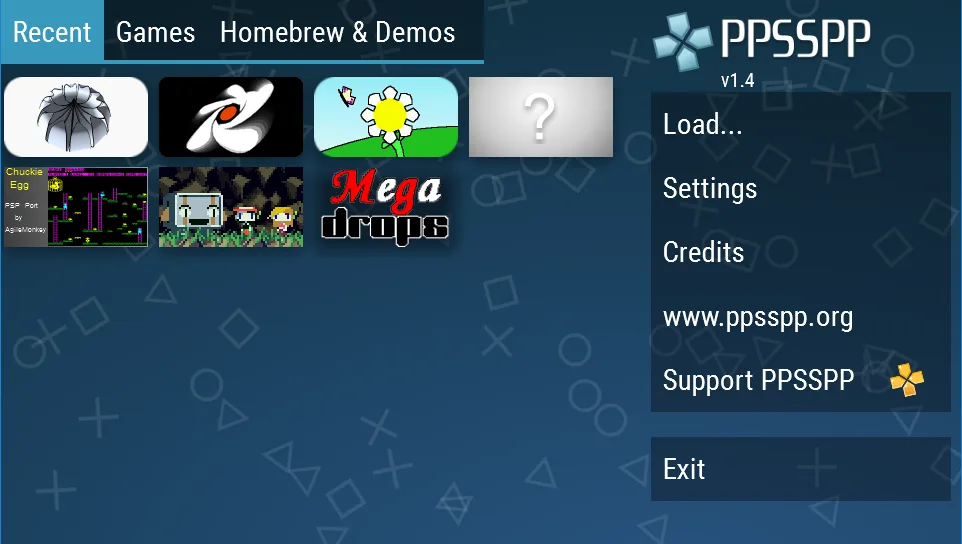 PPSSPP screenshot 1