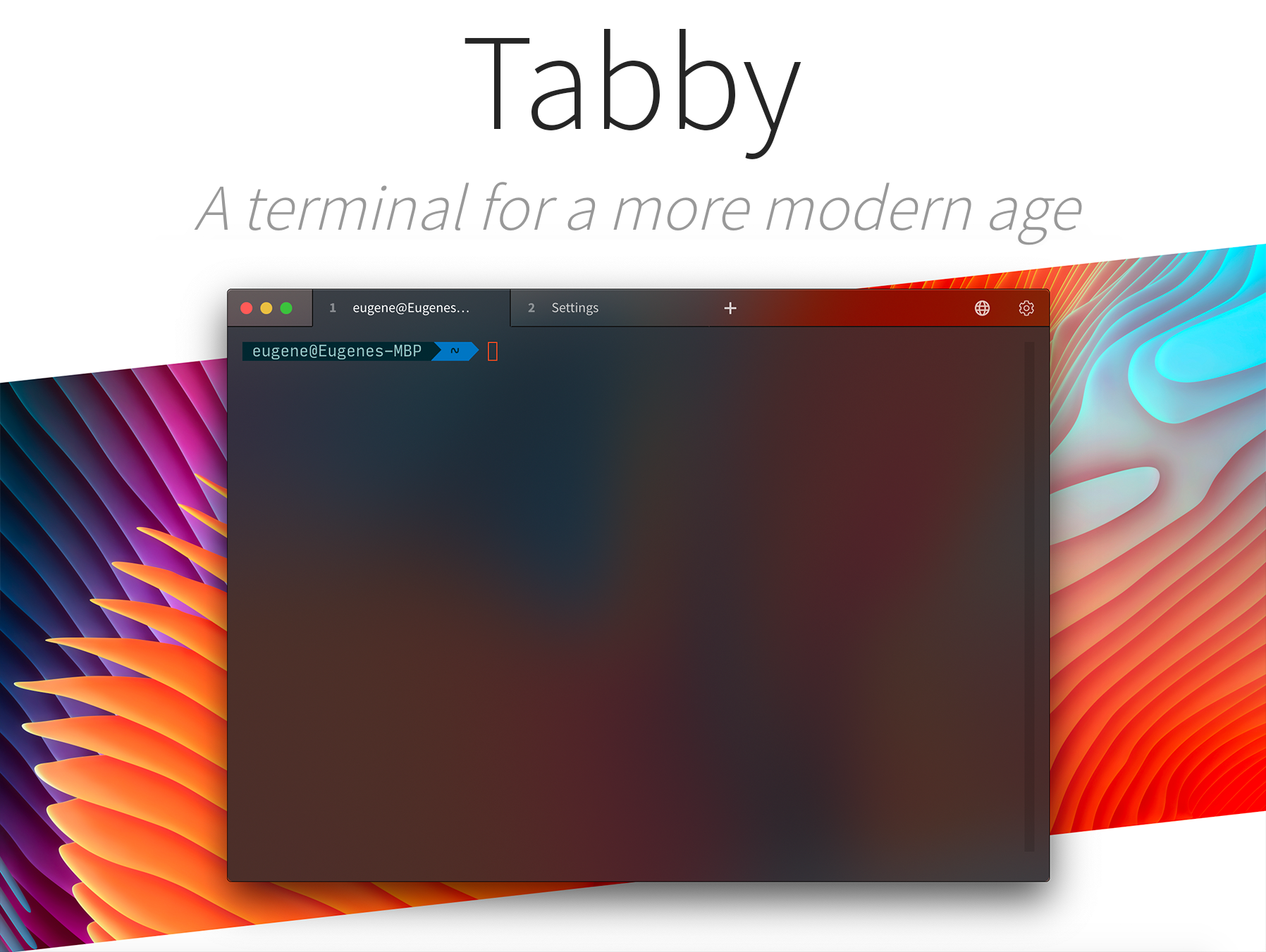 Tabby screenshot 1